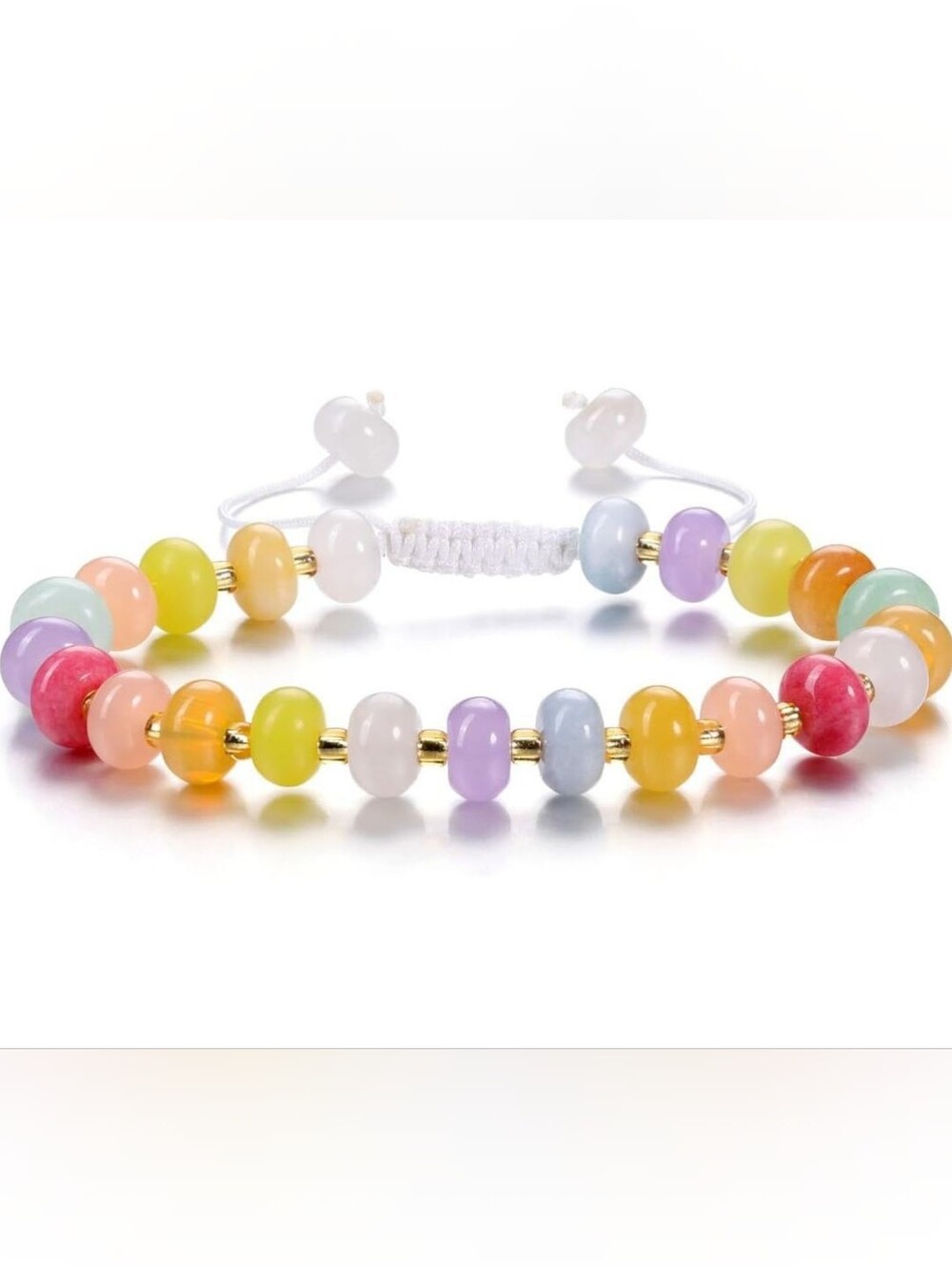 Colorful Gemstone Beaded Bracelet